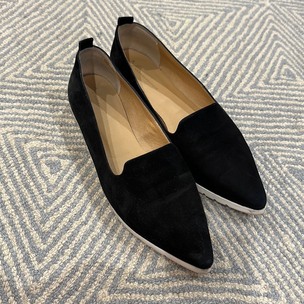 Suede Anthropologie Flats